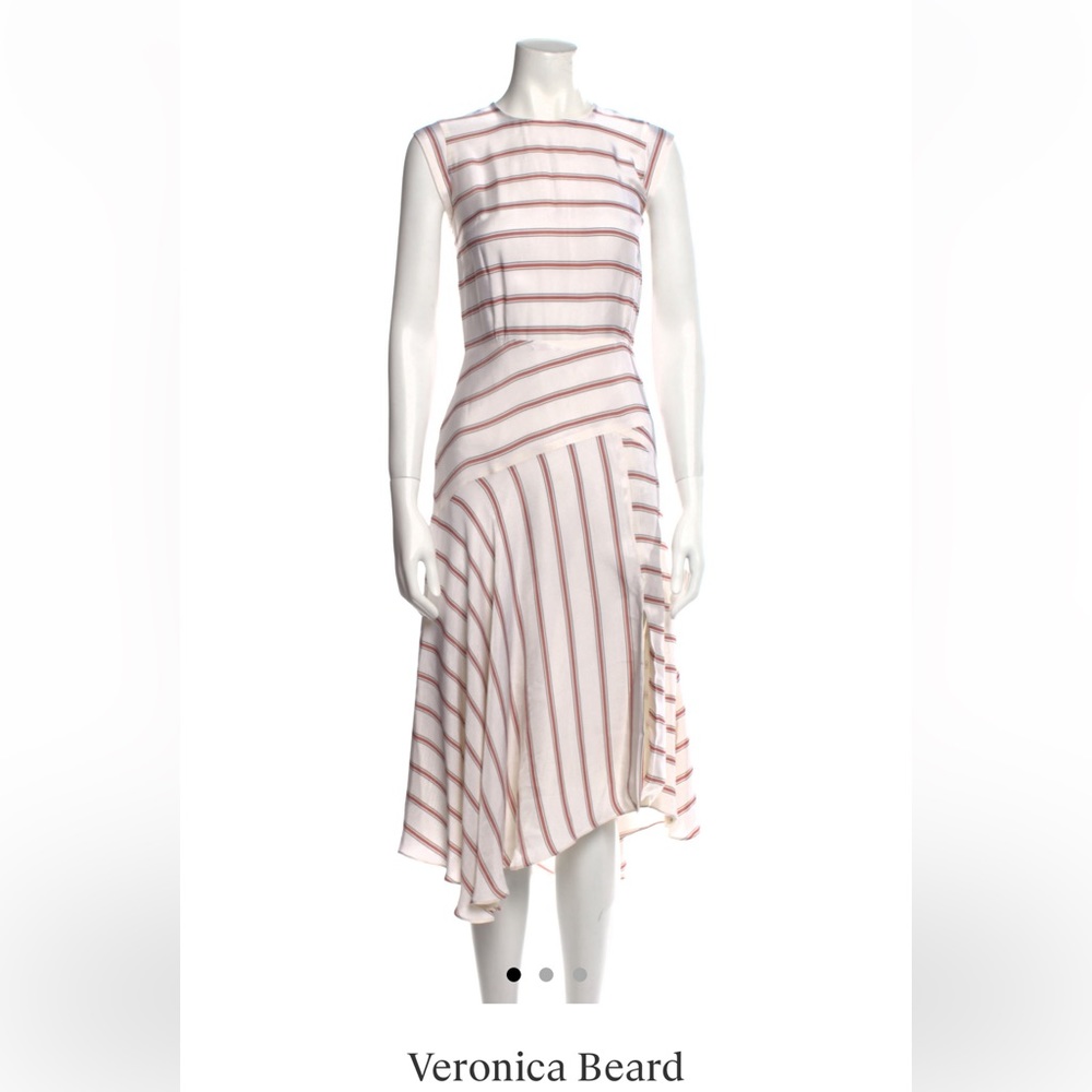 Veronica Beard striped A-Line Dress